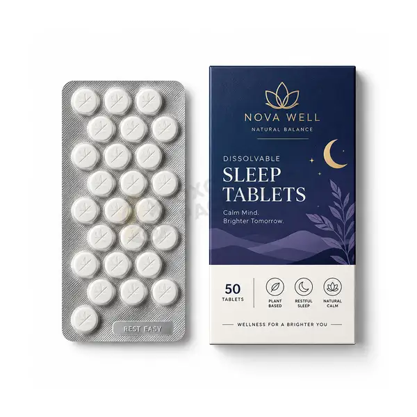cbd dissolvable sleep tablets boxes
